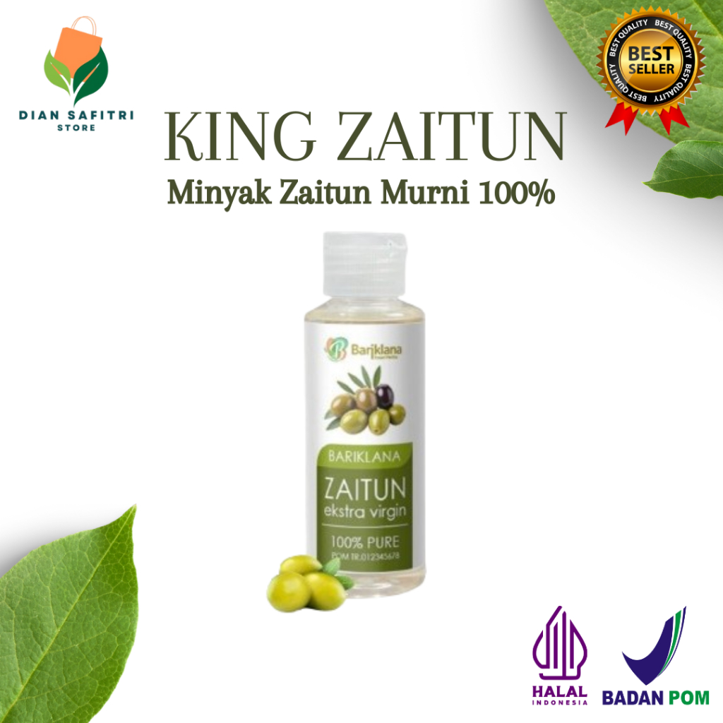 

KING ZAITUN Minyak Zaitun Murni 100% Virgin Oil - 100 ML