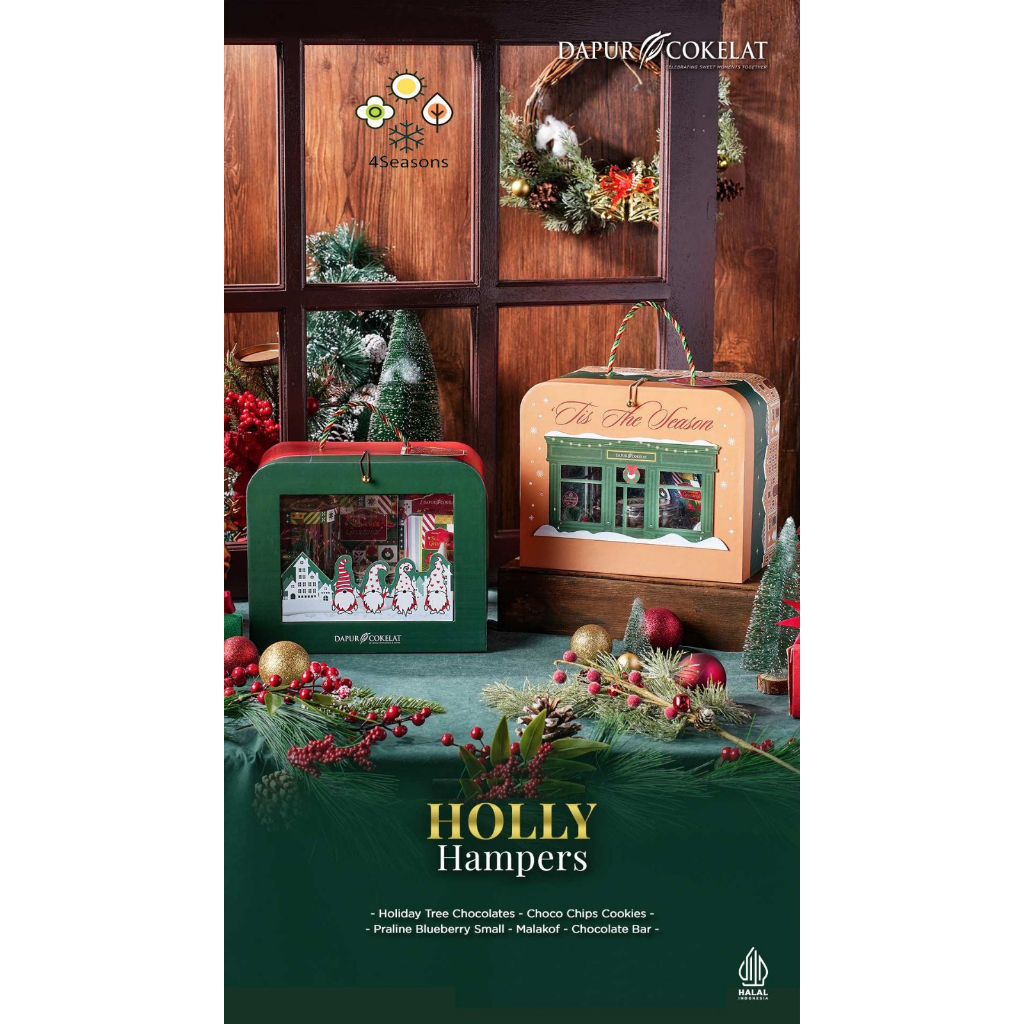 

Holly Hampers by Dapur Cokelat 100% Original HALAL !