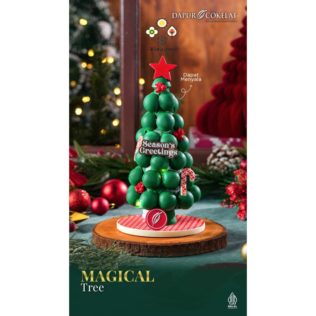 

Magical Tree Chocolate Natal 2024 by Dapur Cokelat 100% Original HALAL !