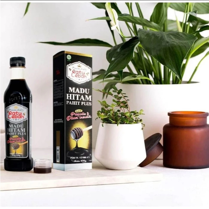 

Madu Hitam Pahit plus 470 gr Ratu Lebah Formula Baru | plus Propolis | Madu Hitam Pahit Ratu Lebah