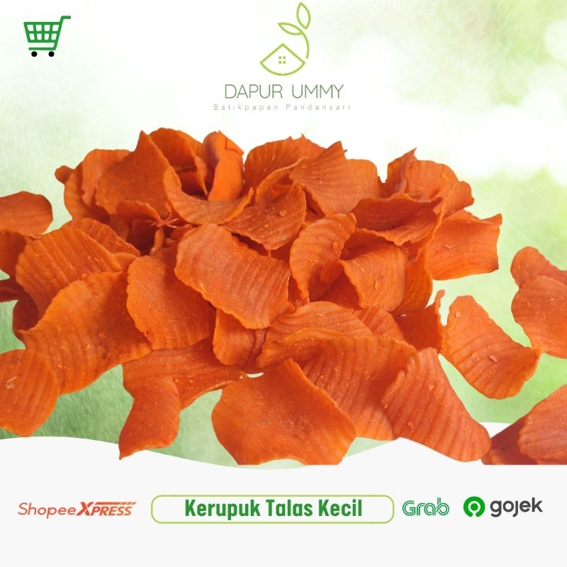 

Kerupuk Talas Orange | Kerupuk talas Mentah | Kecil