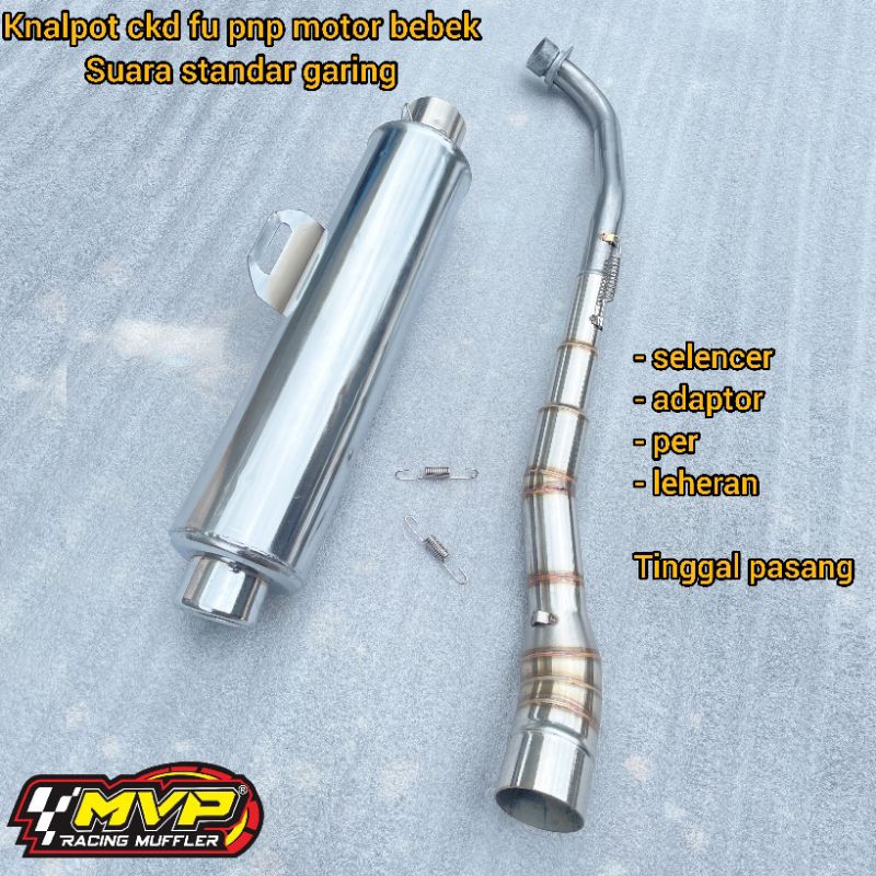 knalpot ckd fu standar racing pnp vega r, jupiter z, revo, kharisma, supra fit, jupiter mx, supra x