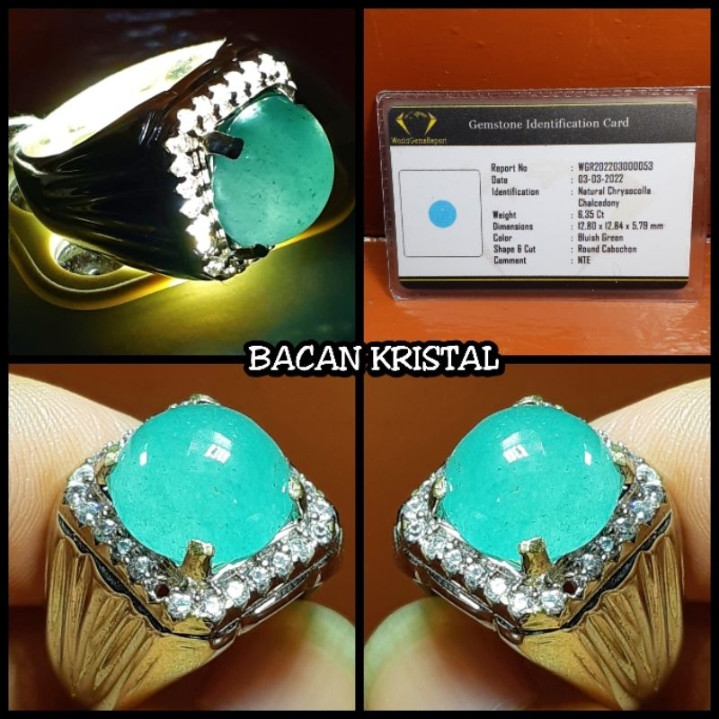 BATU BACAN KRISTAL ASLI PALAMEA