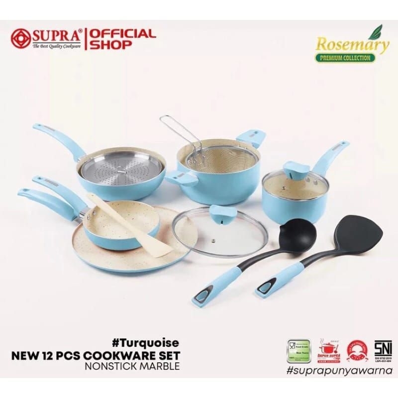 Panci Set Supra Rosemary 12 pcs