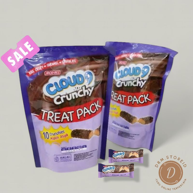 

CLOUD 9 Coklat Cokelat Crunchy Treat Pack Isi 10pcsX8gr