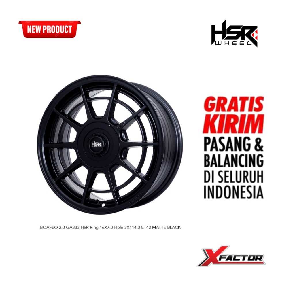 VELG APV R16 VELG HSR RING 16 HSR BOAFEO R16X7 H 5X114,3 ET 42