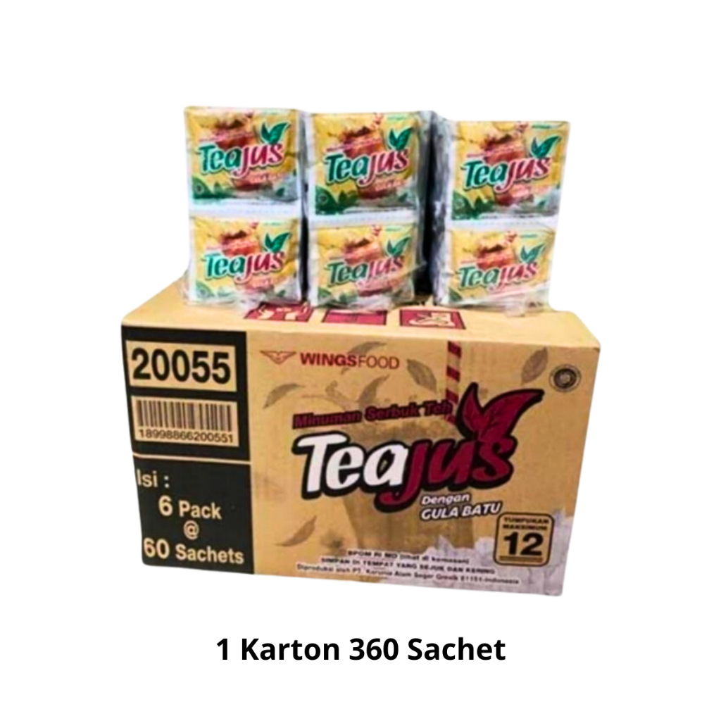 

Tea Jus Gula Batu 1 Dus Isi 360 Sachet
