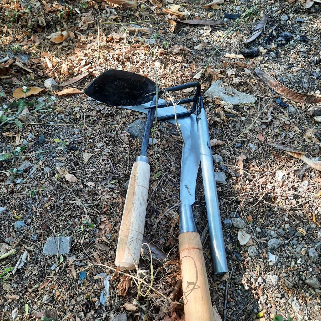 Pisau Am mar Putih Bahan Besi Baja ASLI