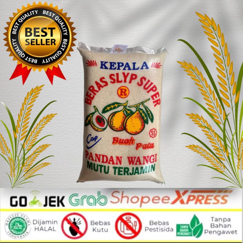 

Beras Pandan Wangi Organik Cap Buah Pala Premium 5 Kg 10 Kg 20 Kg