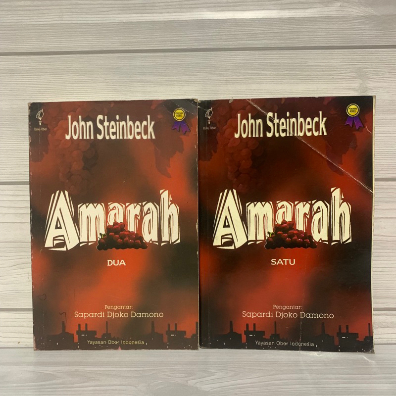 NOVEL ORIGINAL Amarah by john steinbeck Dijual paket