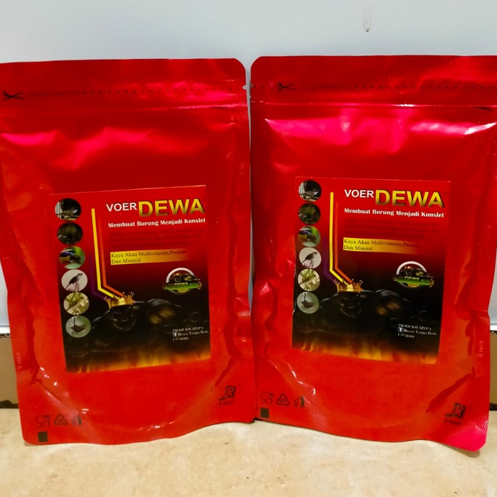 VOER DEWA Voer penggacor burung pleci prenjak ciblek dosis tinggi bikin gacor konslet