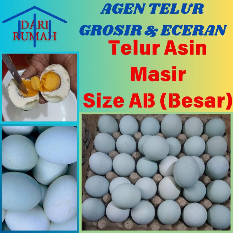

Telur asin masir besar istimewa termurah terbaik
