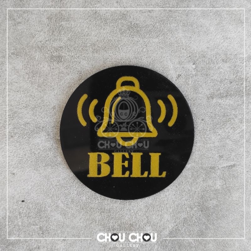 Papan Nama Bellsign Acrylic Bulat