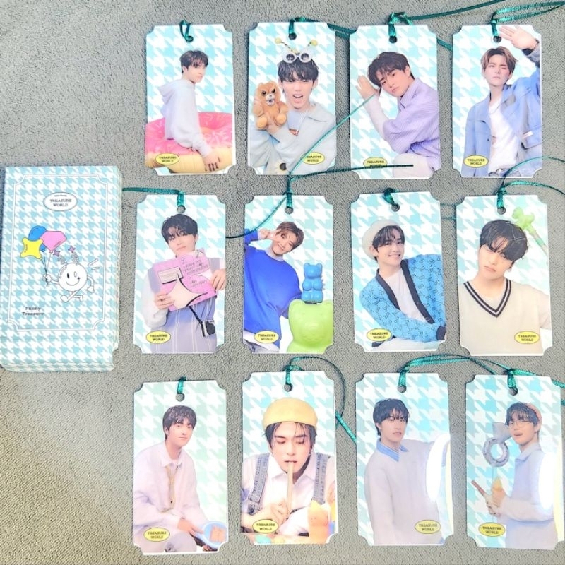 [SHARING] TREASURE - Photo Bookmark [Treasure World : Funny Treasure] haruto junkyu junghwan hyunsuk