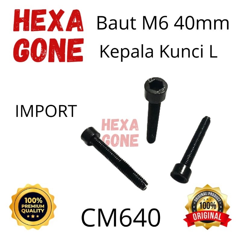 Baut M6 Panjang 40mm baut speaker