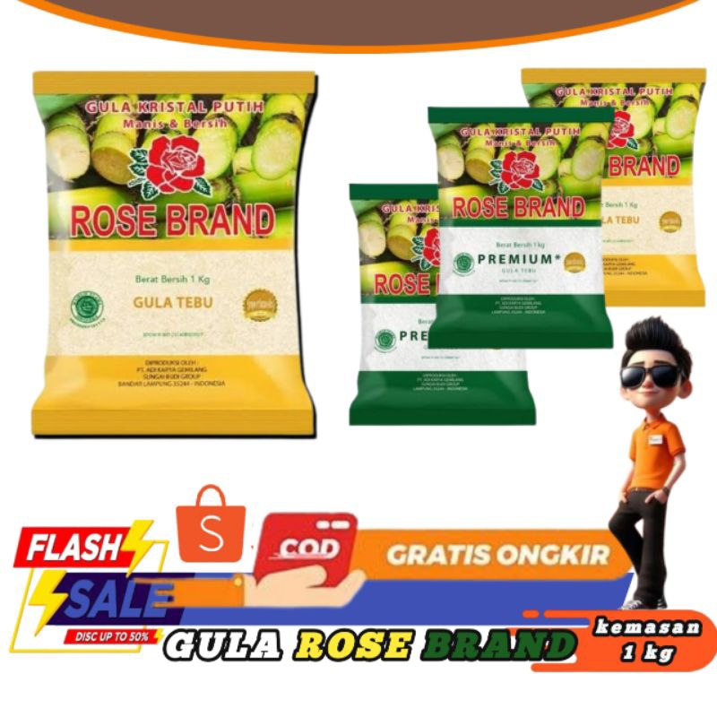 

Gula Asli 100% Paket beli 2pcs dapat 2kg