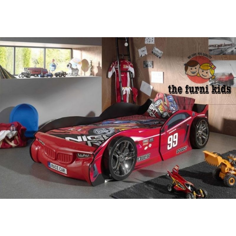 tempat tidur anak karakter mobil