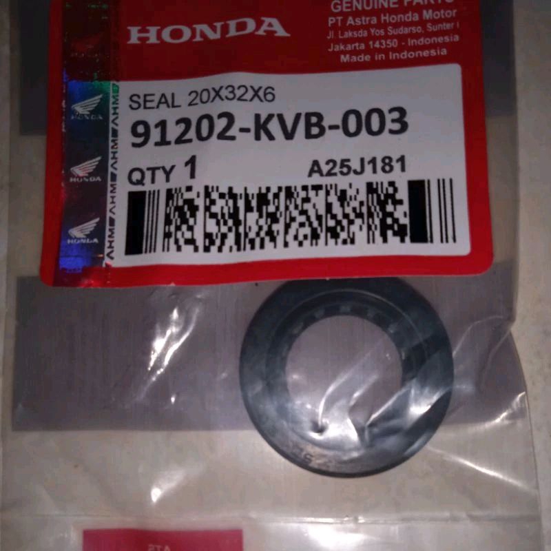 91202 * KVB 003 Seal Sil AS Pully PuLi Beat Vario Scoopy Spacy Genio 20x32x6 AJM