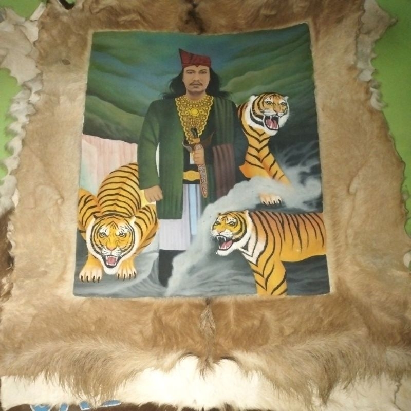 lukisan prabu Siliwangi UK 80x120