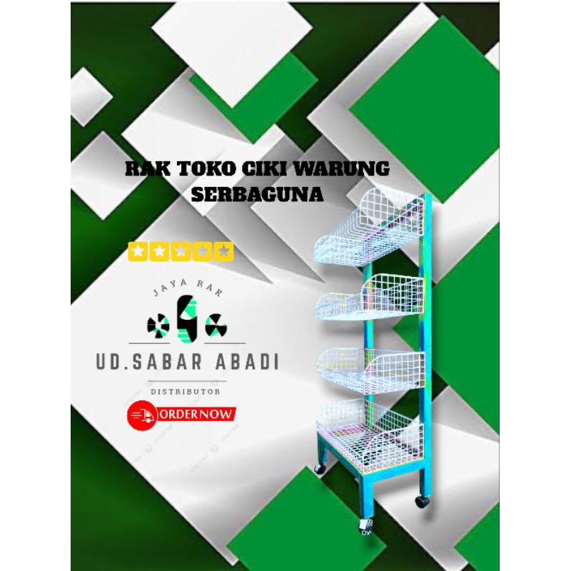 

RAK TOKO CIKI WARUNG SERBAGUNA PAKEK RODA MURAH BERKUALITAS