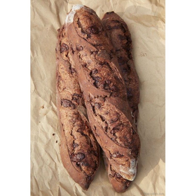 

Roti Baguette Gandum Chocolate Raisin 2PC| Cocok Untuk Diet | Low Calorie