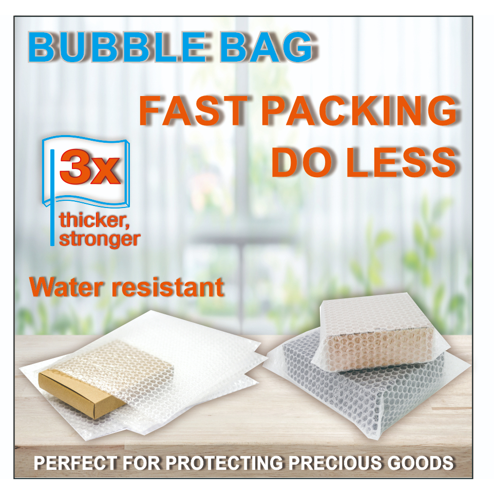 

BUBBLE WRAP BAG BENING HITAM MULTIPACK