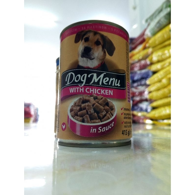 Dog Menue Kaleng 415gr Makanan Dog Food / Dog Menue Makanan Basah Anjing Dog Food 415gr