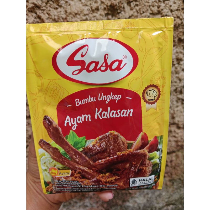 

Sasa Bumbu Ungkep Ayam Kalasan 1 Renceng isi 10 Sachet