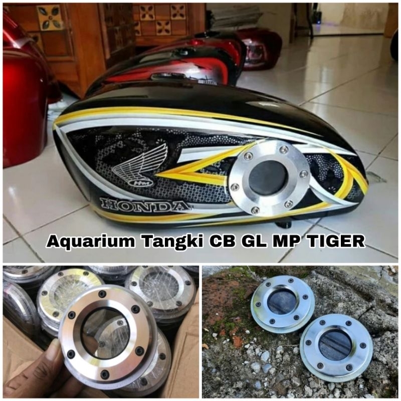 Aquarium Tangki Tengki CB GL Megapro Tiger Pemanis Tengki