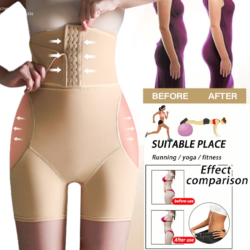 Hight Waist Korset Pelangsing Perut Buncit Celana Korset Wanita Jumbo