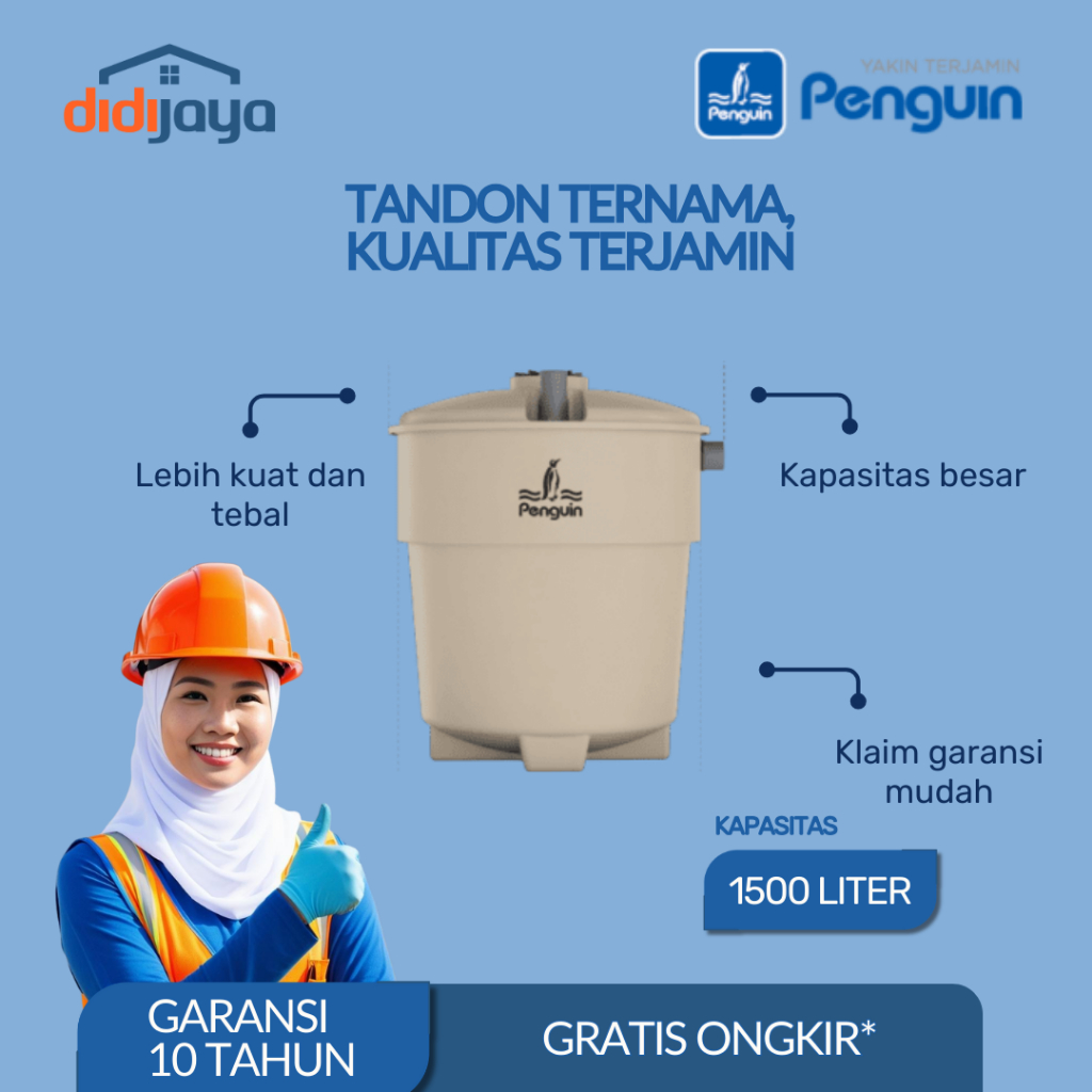 Septic Tank Biorotech Penguin BIO 150 1500 Liter | Septic Tank Biorotech