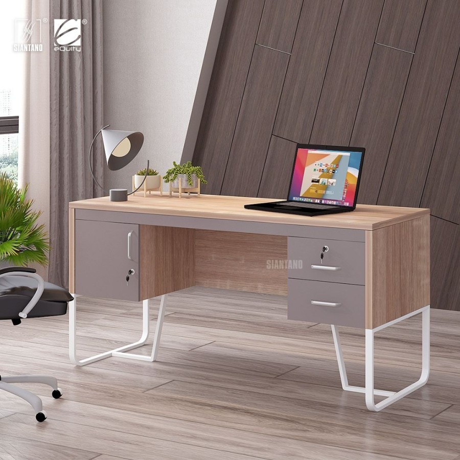 Meja Kantor Meja Tulis 1 Biro Meja 150 cm OT 158 SIANTANO