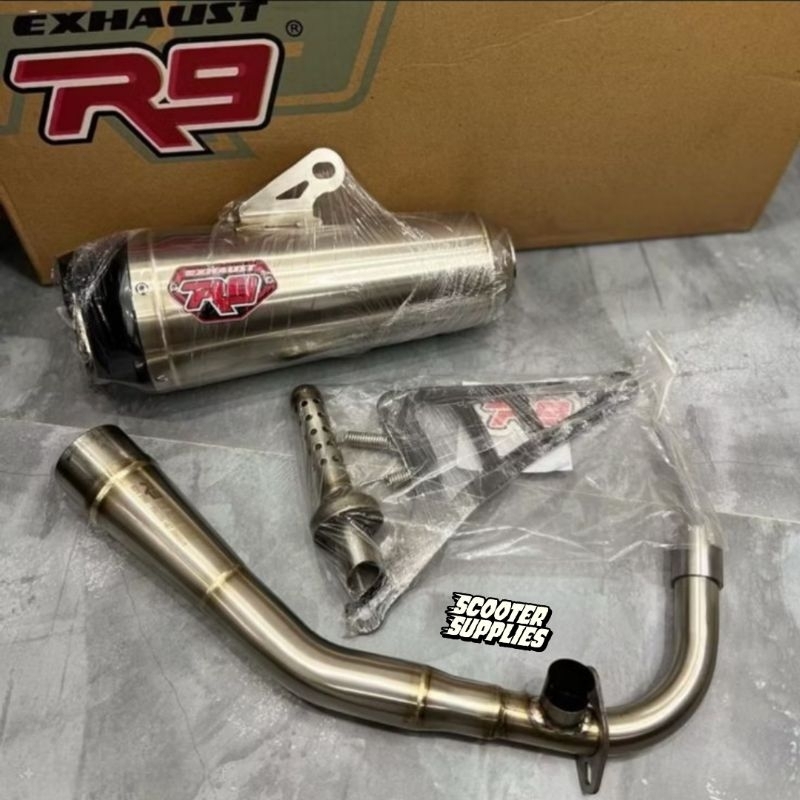 Knalpot R9 New Alpha Fullsystem Vespa Sprint Primavera S LX