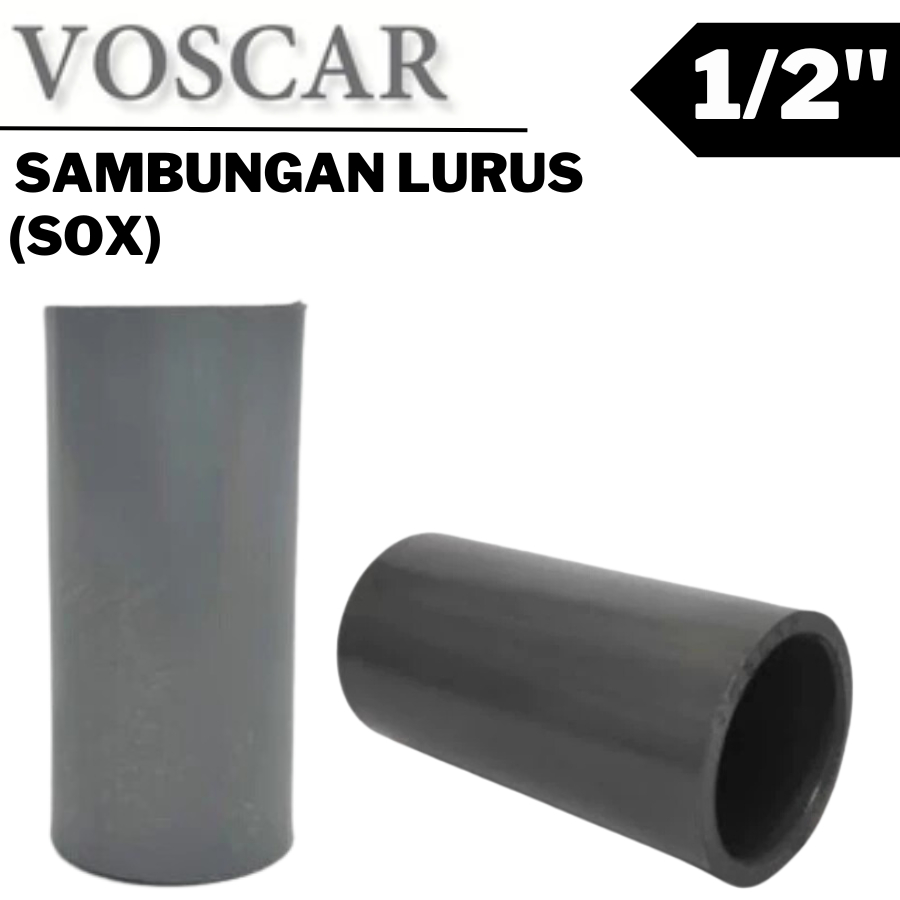 VOSCAR SOX 1/2 AW INCH VOSCAR SOX 1/2 AW INCH SAMBUNGAN LURUS 1/2 INCH VOSCAR