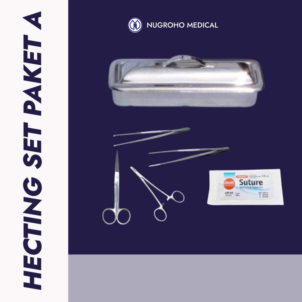 Minor Set / Hecting Set Bak Instrumen Paket A Lengkap Jual Hecting set lengkap (Minor Surgery Set / 
