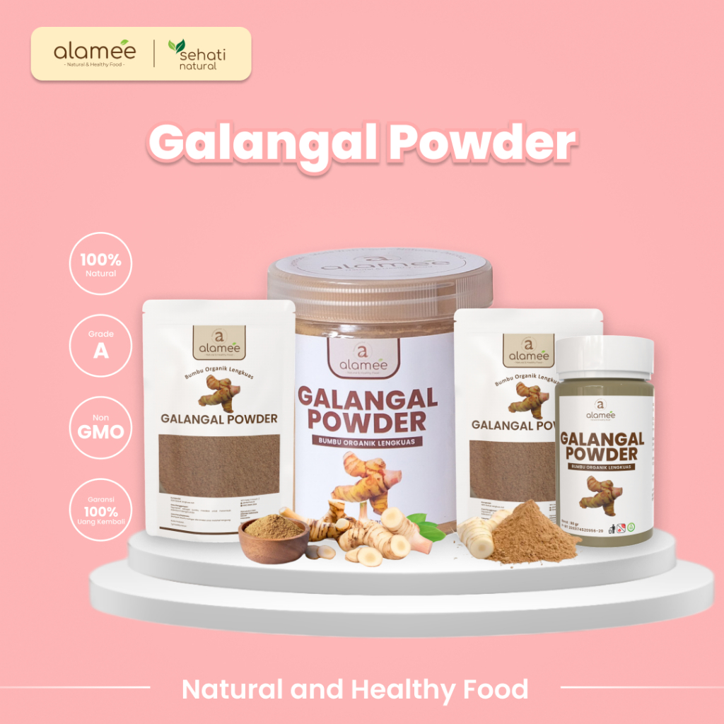 

Lengkuas Bubuk Asli Galangal Powder Rempah Rimpang Murni Asli Tanpa Campuran Bumbu Organik Alami