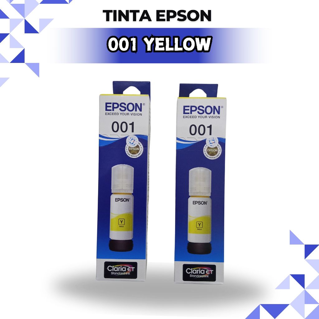 

Tinta Printer Epson Tinta Epson 001 Original Warna Kuning