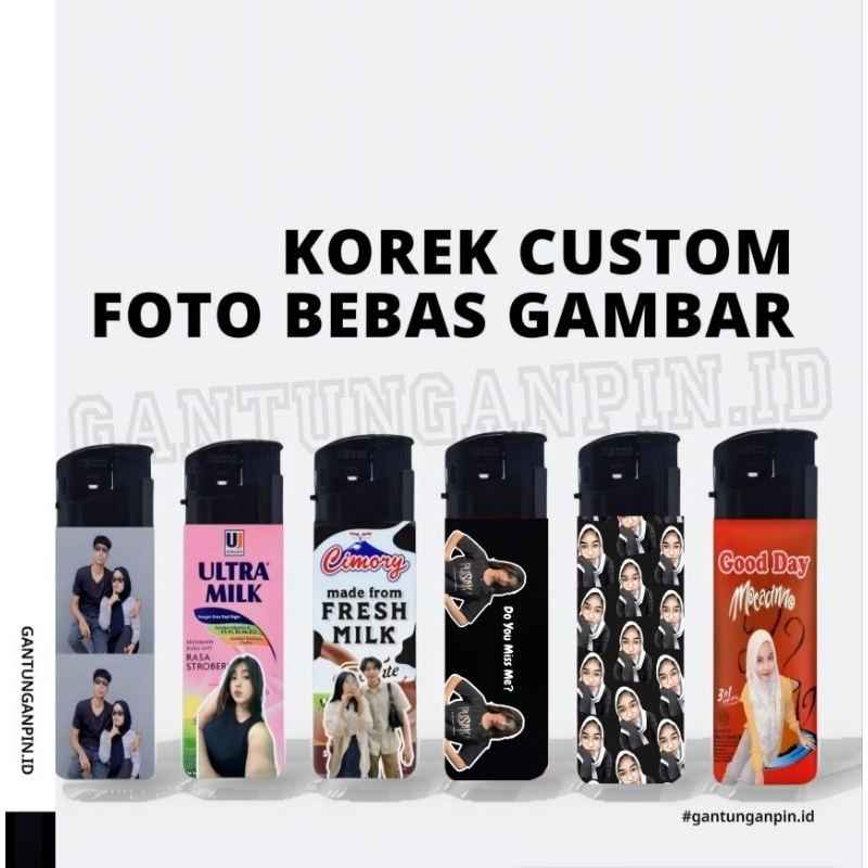 Korek Custom Bebas Gambar | Korek Cricket Custom