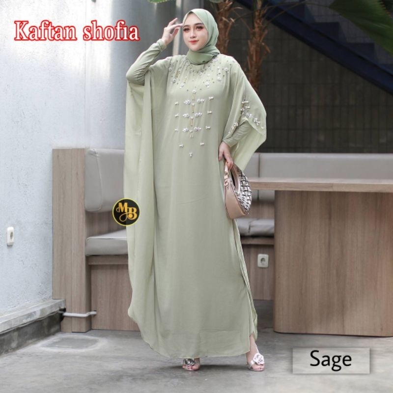 Kaftan Sofia Satu Set Iner/Kaftan Kekinian/Kaftan Payet/Kaftan Modern
