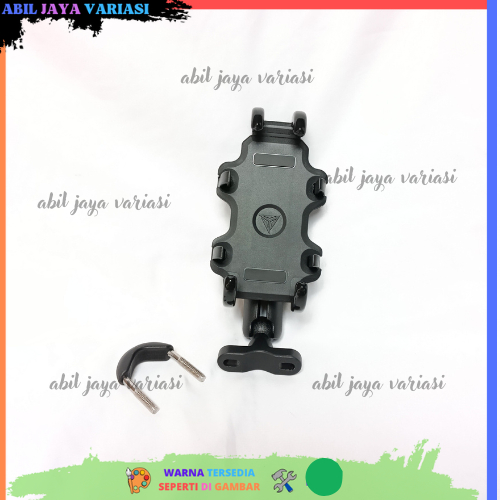 HOLDER HP STANG MOTOR PHONE HOLDER MOTOWOLF PENYANGGA HP GPS UNIVERSAL BRACKET BRAKET BREKET NMAX AE