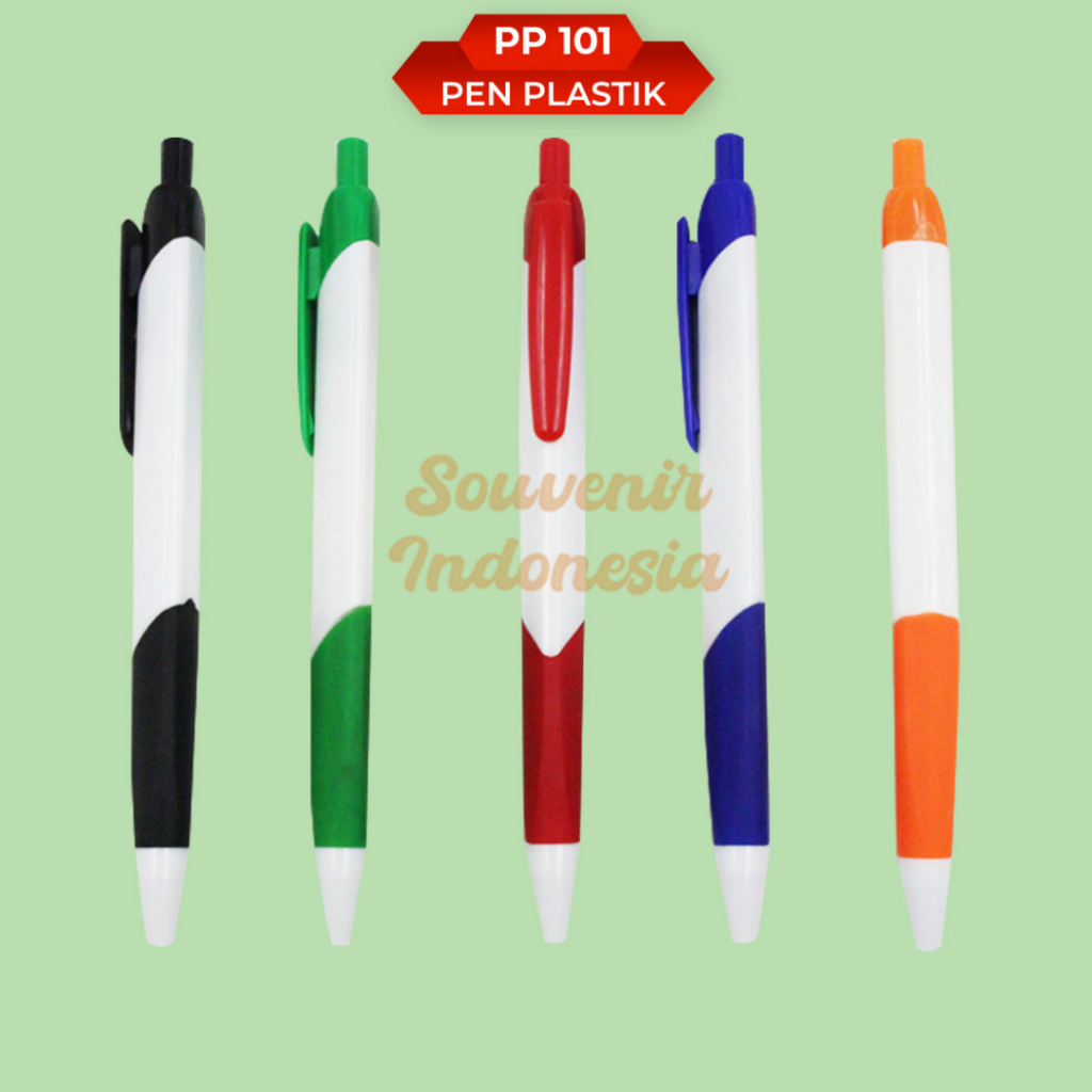 

Grosir Souvenir pen plastik promosi PP 101