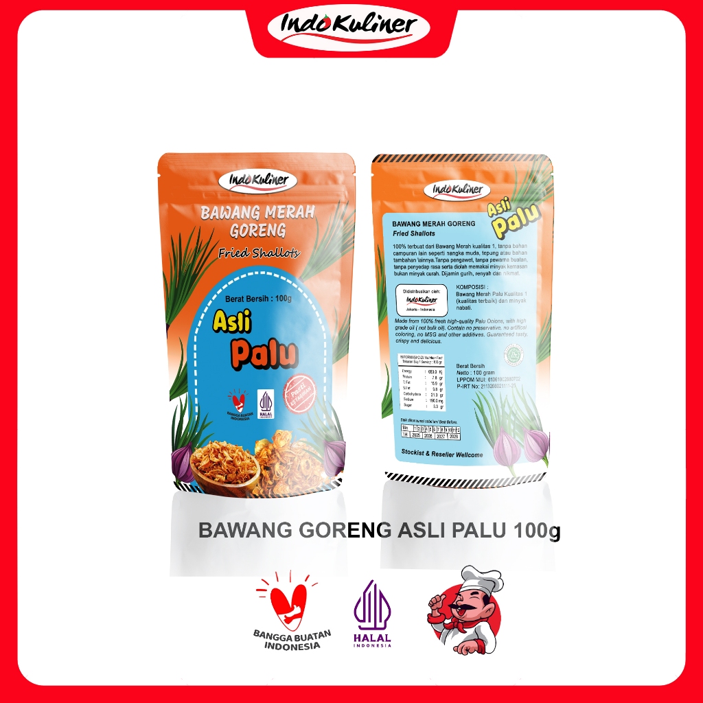 

Indokuliner Bawang Merah Goreng Palu 100 gram