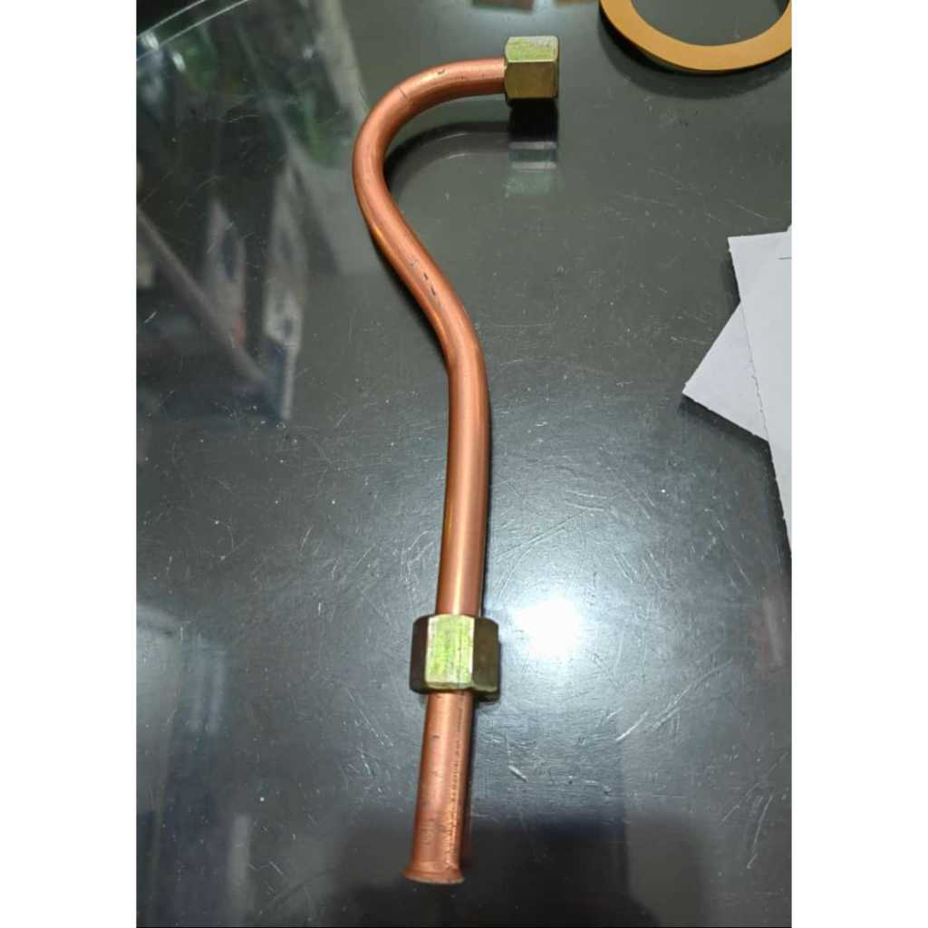 Pipa kompresor 1/4hp 0.25hp model tanda tanya mur 19