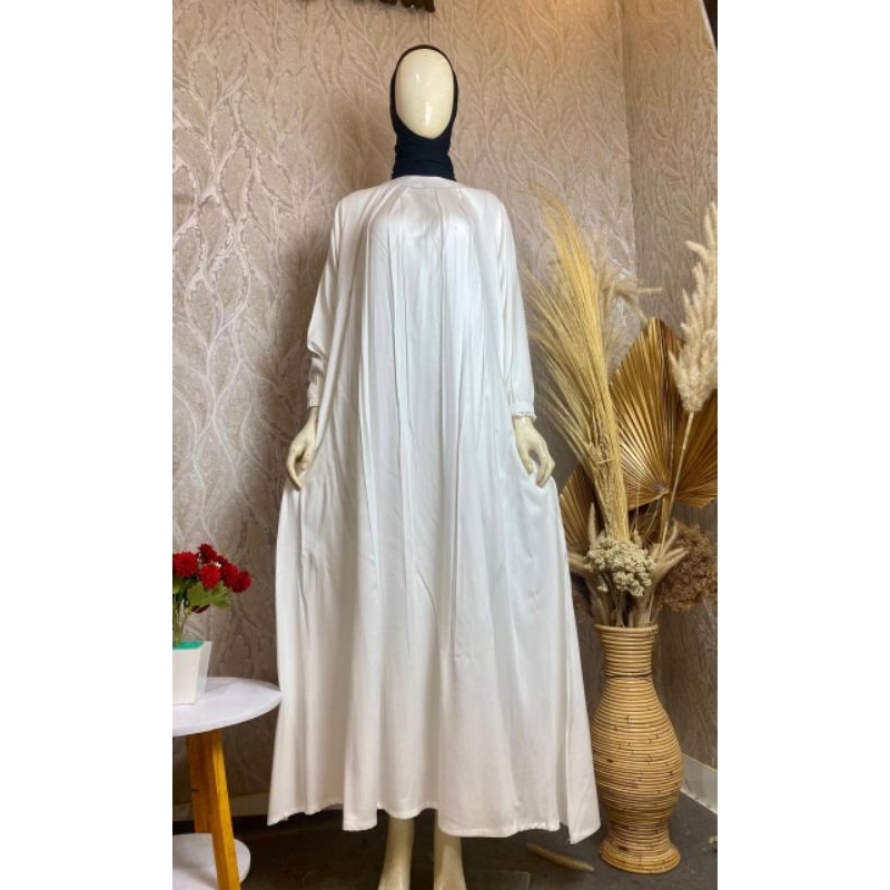 Gamis Polos Kerah Sabrina Syahida Kualitas Premium