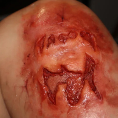 LUKA ZOMBIE PALSU | ZOMBIE BITE SILICONE PROSTHETIC | SFX MAKEUP | HORROR MAKEUP | COSPLAY ZOMBIE | 