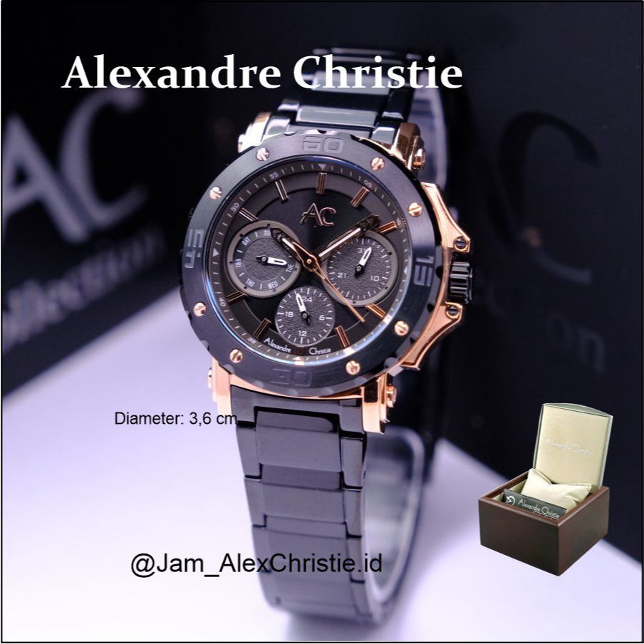 Alexandre Christie original jam tangan wanita sporty ac9205 alexander cristie 100% ori terbaru