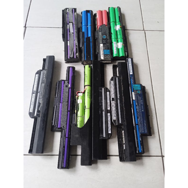 batre laptop bekas 18650 mulus(volt gambling)