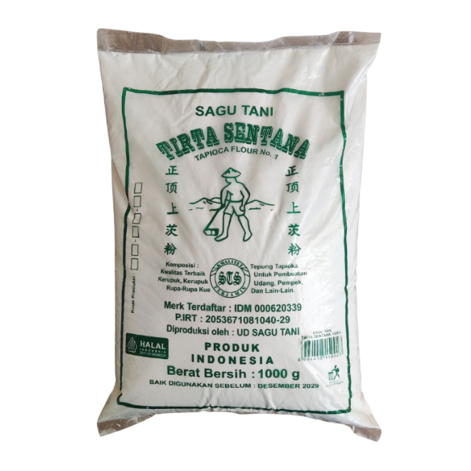 

Sagu Tani Tepung Tapioka Tirta Sentana 1kg