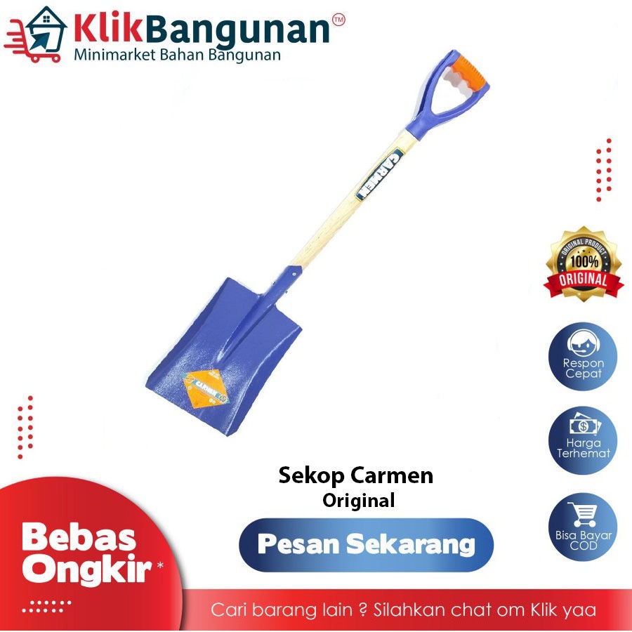 SEKOP CARMEN ORIGINAL / SEKOP BANGUNAN / SEKOP PASIR / SKOP PASIR