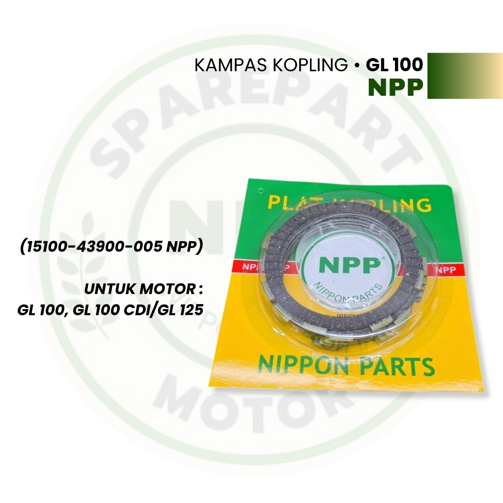 Kampas Kopling GL100 || Plat Kopling Kampas Kopling Honda GL 100 CDI GL 125 Merk NPP